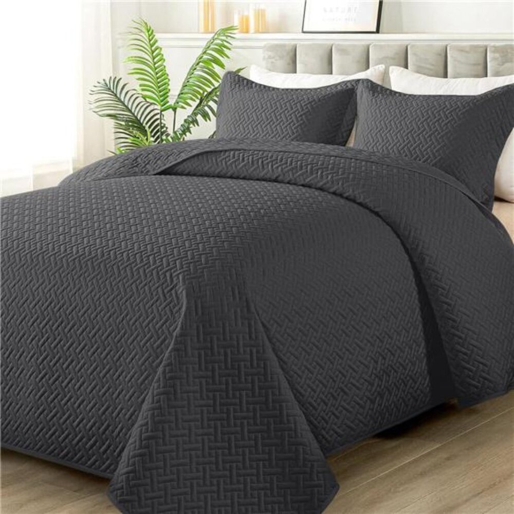 Quilt Set Full/Queen Size - Soft Lightweight Quilts Summer Quilted Bedspreads
